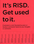 It's RISD. Get used to it.