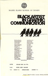 Black Artist in Graphic Communication by Dorothy Hayes, Reynold Ruffins, Mahler Ryder, and RISD Archives
