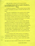 White Affirmation of Support for the RISD Black Community, 1968 by Students of RISD and RISD Archives