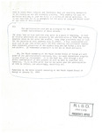 President Rantoul Letter Responding to Student Activism January 21, 1970
