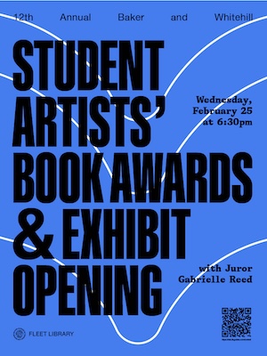 11th Student Artists Book Contest Poster