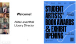 12th Baker & Whitehill Student Artists' Book Contest 2026 Virtual Awards Reception by Special Collections and Fleet Library
