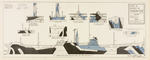 Type 9 Design M Starboard Side; SS Massachusetts by Maurice L. Freedman and Navy Dept. Bureau of C&R, Washington D.C.
