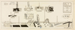 Type 9 Design E Starboard Side; SS Massachusetts by Maurice L. Freedman and Navy Dept. Bureau of C&R, Washington D.C.