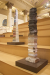 Stacked & Altered | Stacks of Books by Jared Bark and Altered Books from Special Collections by Special Collections, Jared Bark, and Fleet Library