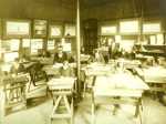 Waterman Classroom (early). Men's Architecture Class c.1901-7 by Experimental and Foundation Studies Division