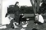 Freshman Picnic 1952, includes Brisson and Elderedge students - image from Howell Collection 1952 by Experimental and Foundation Studies Department
