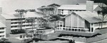 Model of new dorms, image from the RISD yearbook 1957 by Experimental and Foundation Studies Department
