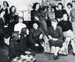 Group Portrait of Women in RISD Dormitory by Experimental and Foundation Studies Department