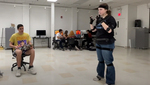 MoCap Performance for Wendigo by Raul Falcon, Zoe Gilmore, Melisa Achoko Allela, and Movement Lab