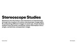 Stereoscope Studies