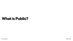 Public Projection | What is Public? by Kameron Neal and Movement Lab
