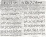 Busy Beuys - the RISD Cabaret