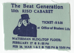 The Beat Generation Ticket by RISD Archives