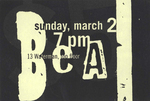 The Beat Generation Ticket (Front)