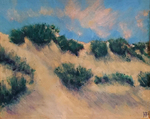 Sand Dunes, Block Island by Laura Browne and Fleet Library