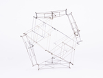 Wire Octahedron Jitterbug by Fleet Library