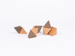Square Pyramid Tetrahedron Paper Models by Fleet Library