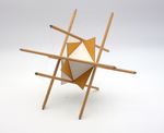 Six Strut Tensegrity with Embedded Octahedral Structure by Fleet Library