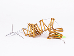 Collapsing String/Wooden Dowel Model by Fleet Library
