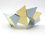 Sculpture Based on Divisions of Tetrahedron by Fleet Library