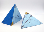 Tetrahedron Split Along Dihedral Plain by Fleet Library