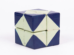 Folding Cube: Paint Shows Outline of Cuboctahedron by Fleet Library