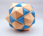 interwoven Icosahedron and Pentagonal Dodecahedron by Fleet Library