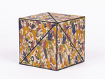 Folding Cube, Embedded Four Tetrahedrons, Octahedron that Folds Out and Has Square Pyramids and Cube (Student Model) by Fleet Library