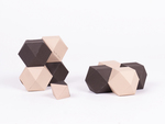 Stackable Cuboctahedra with Octahedron Piece Embedded by Fleet Library