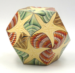 Escher Pentagonal Dodecahedron by Fleet Library