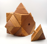 Joel Cohen: Nested Cube and Octahedron with removable pieces by Fleet Library