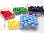 Colored Plastic Balls: possibly for molecular models by Fleet Library