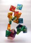 Hanging Origami by Fleet Library