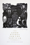 Good Wishes for the New Year by Fritz Eichenberg, Fleet Library, and Visual + Material Resources