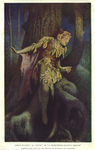 Annie Russell as "Puck" in "A Midsummer Night's Dream" by Fleet Library, Visual + Material Resources, and Sigismund de Ivanowski
