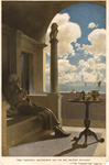 "The Cardinal Archbishop sat on his shaded balcony." from "The Turquoise Cup" by Arthur Cosslett Smith by Fleet Library, Visual + Material Resources, and Maxfield Parrish