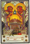 Gloria in Excelsis Deo, illustrating "A Chrismas Hymn" by Alfred Domett by Fleet Library, Visual + Material Resources, and Joseph C. Leyendecker