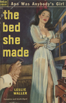 The Bed She Made by Leslie Waller, Visual + Material Resources, and Fleet Library