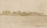 sepia photograph of RI beach scene