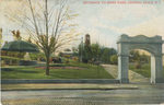 Entrance to Jenks Park, Central Falls, RI by The Robbins Bros Co, Boston, MA.; Visual + Material Resources; and Fleet Library