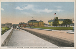 Ocean Drive, showing Atwood Hotel and Revere House, Narragansett Pier, RI by Danzinger & Berman, New Haven, CT.: publisher; Visual + Material Resources; and Fleet Library