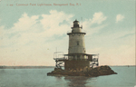 Conimicut Point Light, Narragansett Bay, RI by Blanchard, Young & Co., Providence, RI: Publisher; Visual + Material Resources; and Fleet Library