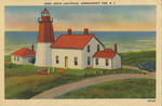 Point Judith Lighthouse, Narragansett Pier, RI by Berger Bros., Providence, RI: Publisher; Visual + Material Resources; and Fleet Library