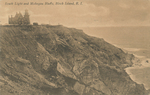South Lights and Mohegan Bluffs, Block Island, RI by Sackett & Wilhelms Corp. (American printer, active ca.1918); Sackett, Nathan; Visual + Material Resources; and Fleet Library