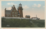 South Light House, Block Island, RI by D. Rubin News Co., Visual + Material Resources, and Fleet Library