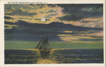 Sailing by Moonlight, Block Island, RI