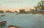 View on the Pawtuxet River, Pawtuxet, RI by The Robbins Bros. Co., Visual + Material Resources, and Fleet Library
