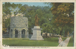 Old Stone Mill and Channing Monument, Touro Park, Newport by CT American Art, Visual + Material Resources, and Fleet Library