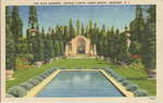 The Blue Gardens, Arthur Curtis James Estate, Newport by American Post Card Co., Visual + Material Resources, and Fleet Library